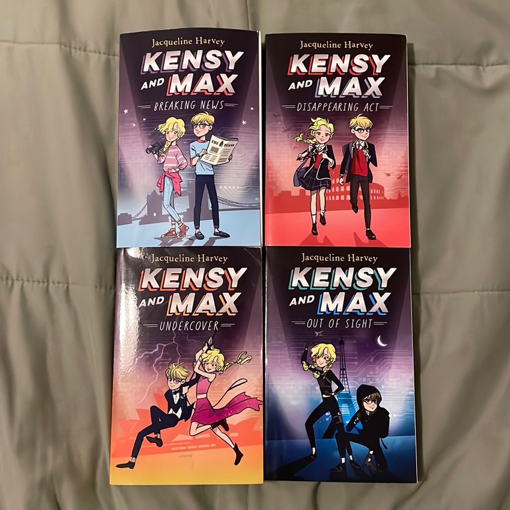Kensy and Max 4 book series Usborne Books and More